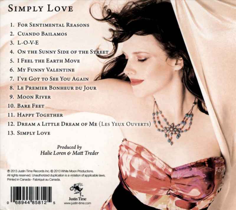 Halie Loren:《Simply Love》2013 专辑歌曲下载[无损FLAC][271MB]2DD猫音乐网
